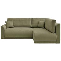 Kutna Garnitura Kim - maslinasto zelena/crna, Moderno, drvo/tekstil (233/160cm) - Modern Living