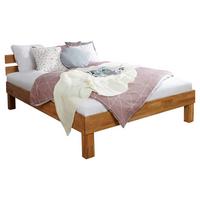 Bett Luis ca. 100x200 cm Eiche Massiv - Naturfarben, MODERN, Holz (100/200cm) - MID.YOU
