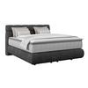 Boxspring Krevet Nobu - crna/antracit, Trend, drvo/tekstil (180/200cm) - Premium Living