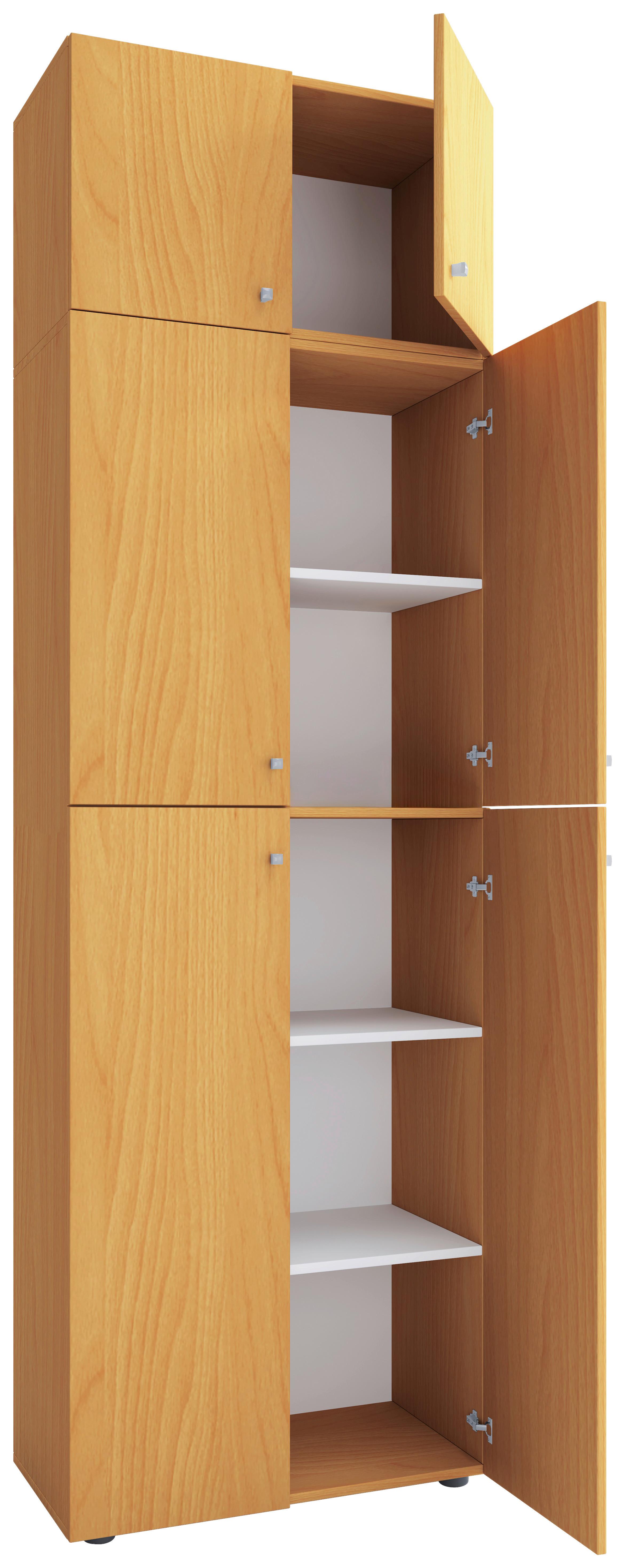 Pisarniška Omara Lona Xxl, Bukev - barve bukve, Moderno, leseni material (70/223/39cm) - MID.YOU