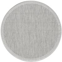 Outdoorteppich Giza Grau Ø ca. 160cm - Grau, Basics, Textil (160cm) - Novel