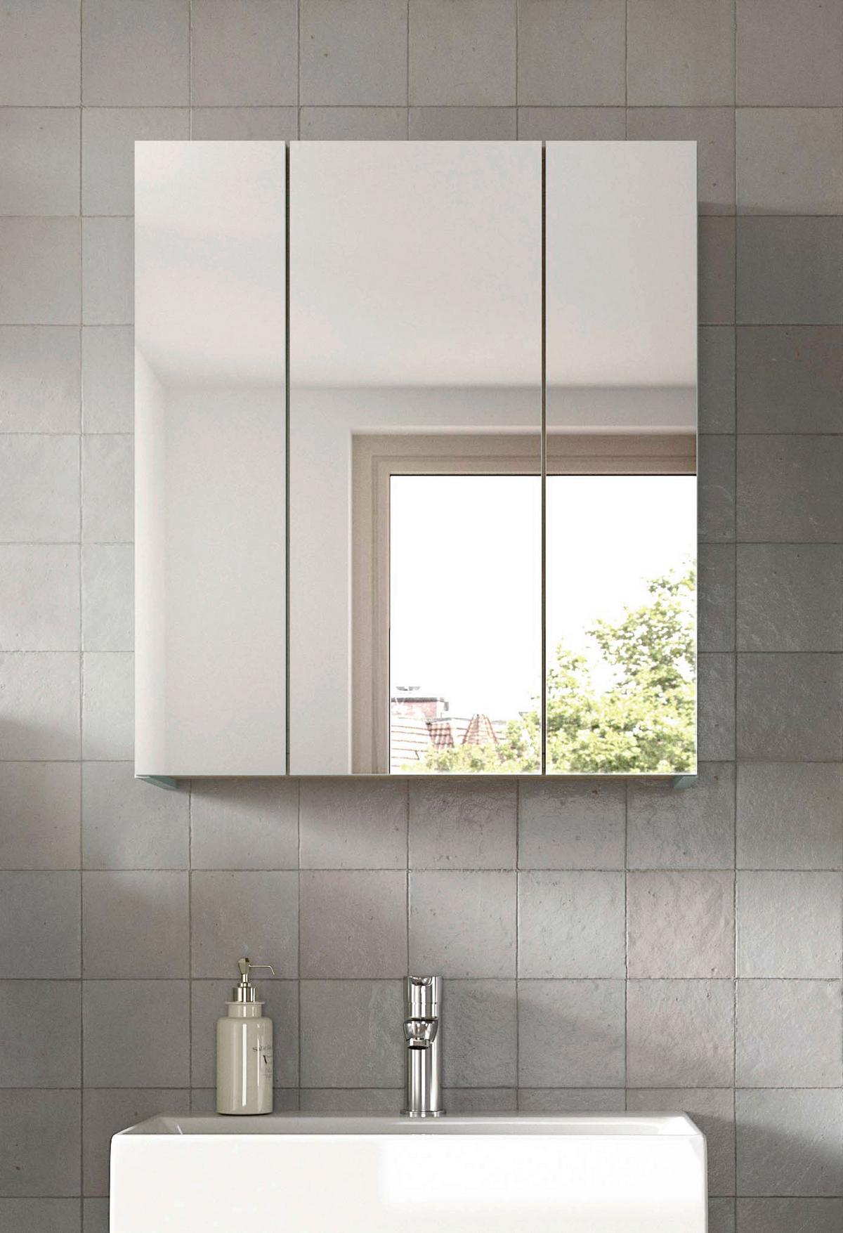 Spiegelschrank Star ca. 60x68x19 cm Eiche - MODERN, Glas/Holzwerkstoff (60/68/19cm) - MID.YOU