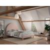 Kinder-/Juniorbett Moon ca. 140x200 cm Rosa - Naturfarben/Rosa, ROMANTIK / LANDHAUS, Holz/Textil (140/200cm) - MID.YOU
