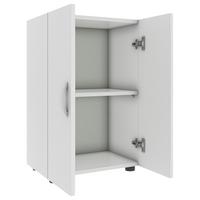 Pisarniška Omara Ulas 2, Bela - bela, Moderno, leseni material (49/74/34cm) - MID.YOU