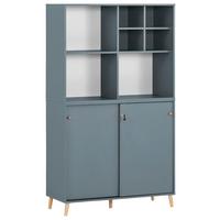 Aktenschrank Set U1000R Petrol ca. 100,1x174,2x41cm - Petrol, MODERN, Holzwerkstoff (100,1/174,2/41cm) - MID.YOU