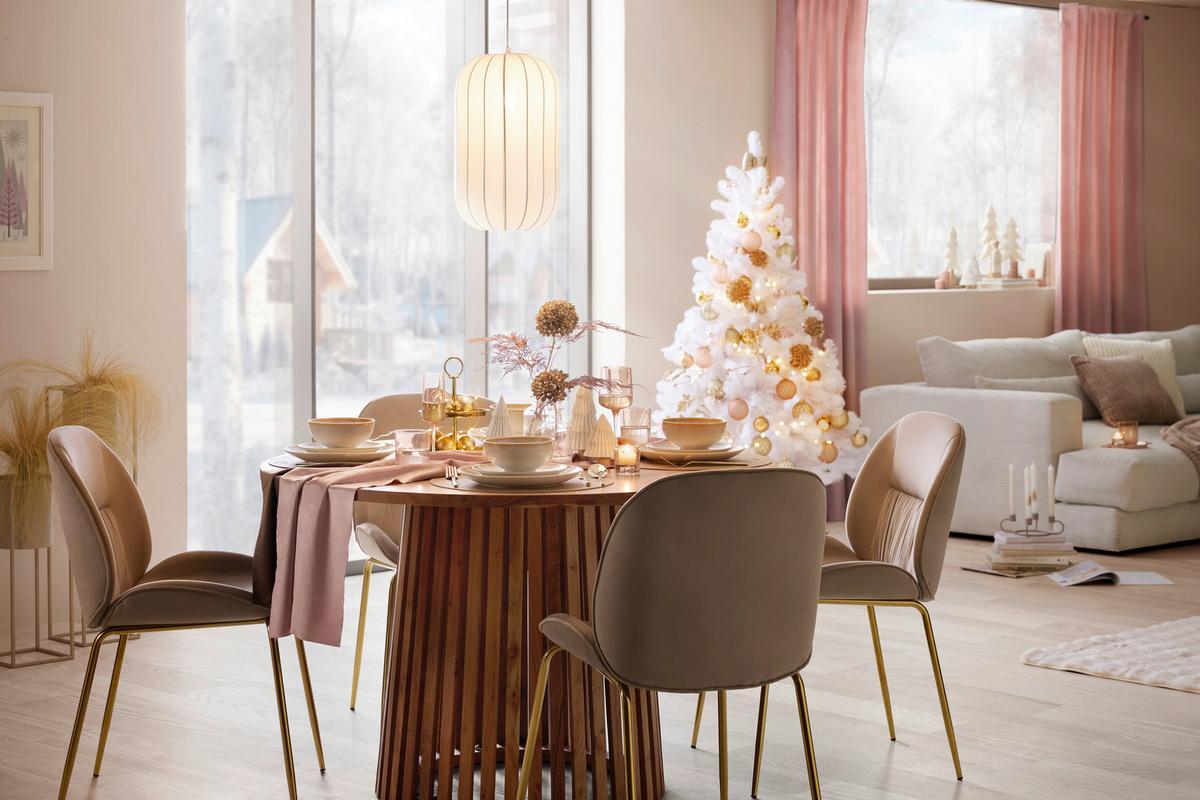 Svjetiljka Viseća Stoiu - bijela, Moderno, metal/tekstil (25/120cm) - Mömax