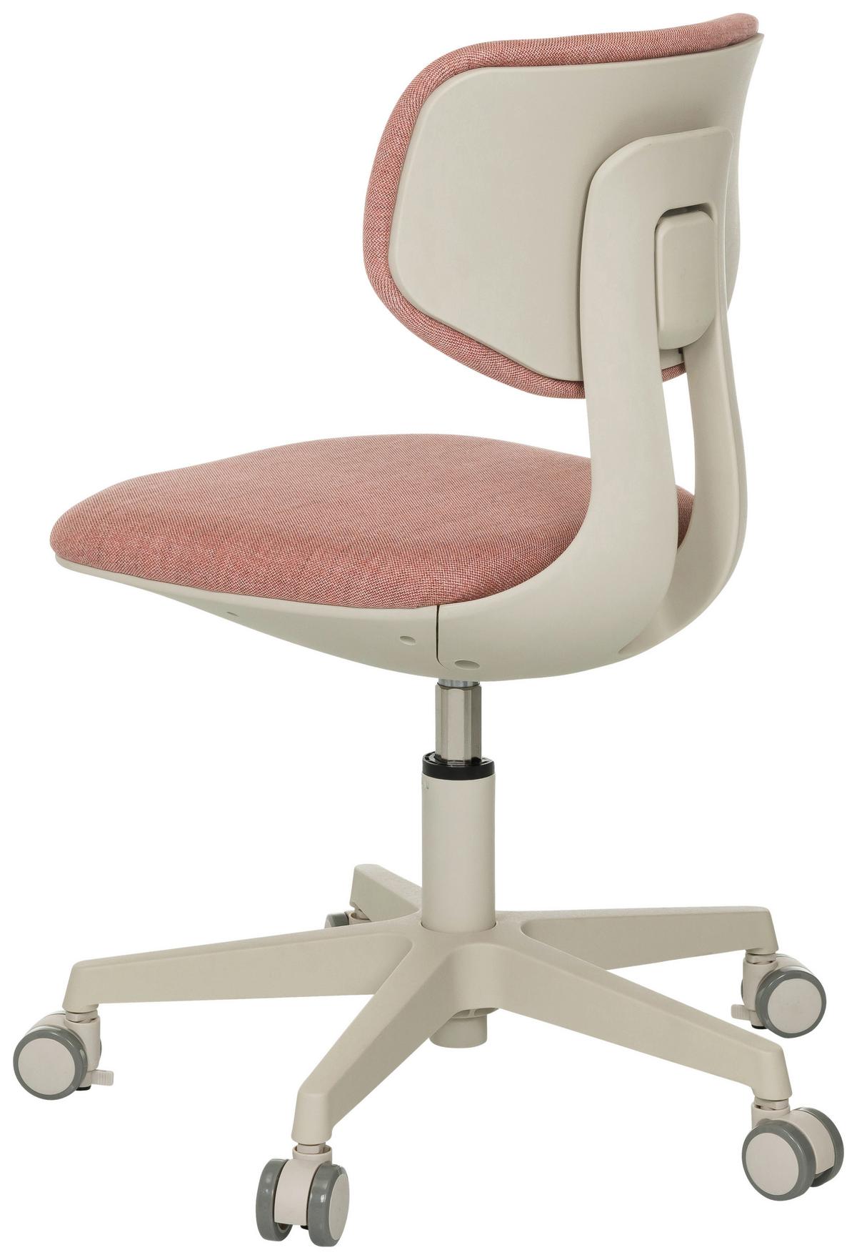 Otroški Vrtljivi Stol Kiddy Classic, Roza - roza/krem barve, Moderno, umetna masa/tekstil (52/70 - 79/52cm) - MID.YOU