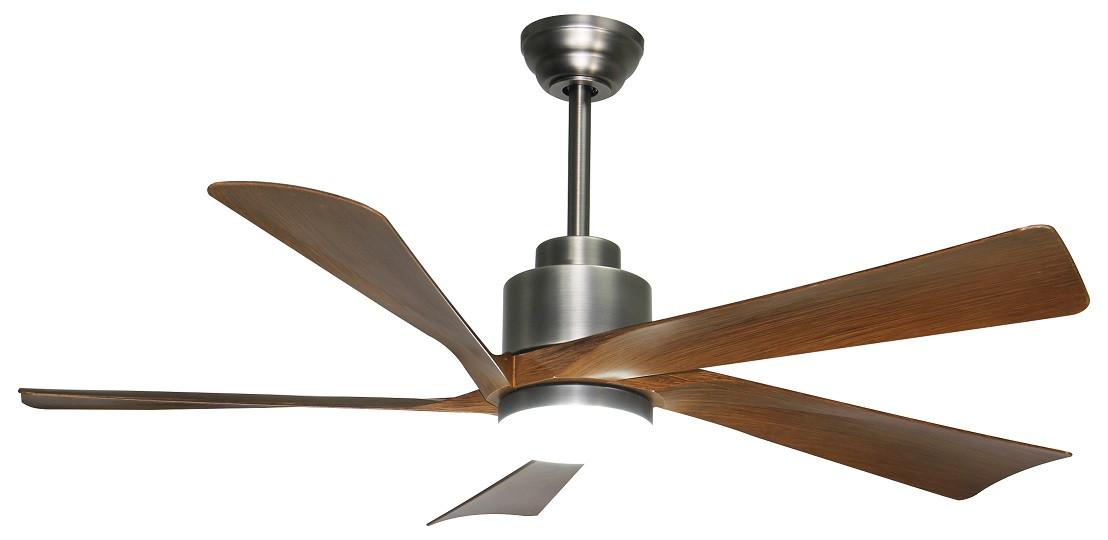 Mennyezeti Ventilátor 03606 Modesto - világosszürke/sötétbarna, Basics, műanyag/fém (132/48cm)