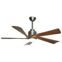 Mennyezeti Ventilátor 03606 Modesto - világosszürke/sötétbarna, Basics, műanyag/fém (132/48cm)