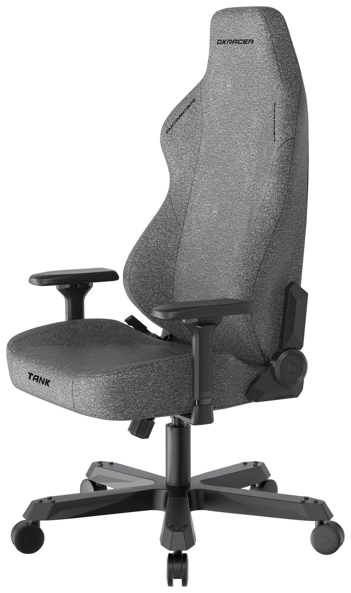 Gamingstuhl Tank Anthrazit/Schwarz - Anthrazit/Schwarz, MODERN, Textil/Metall (80/140/80cm) - Dxracer