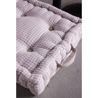 Pernă pentru șezut Vichy cca. 45/45cm - negru, textil (45/45/10cm)