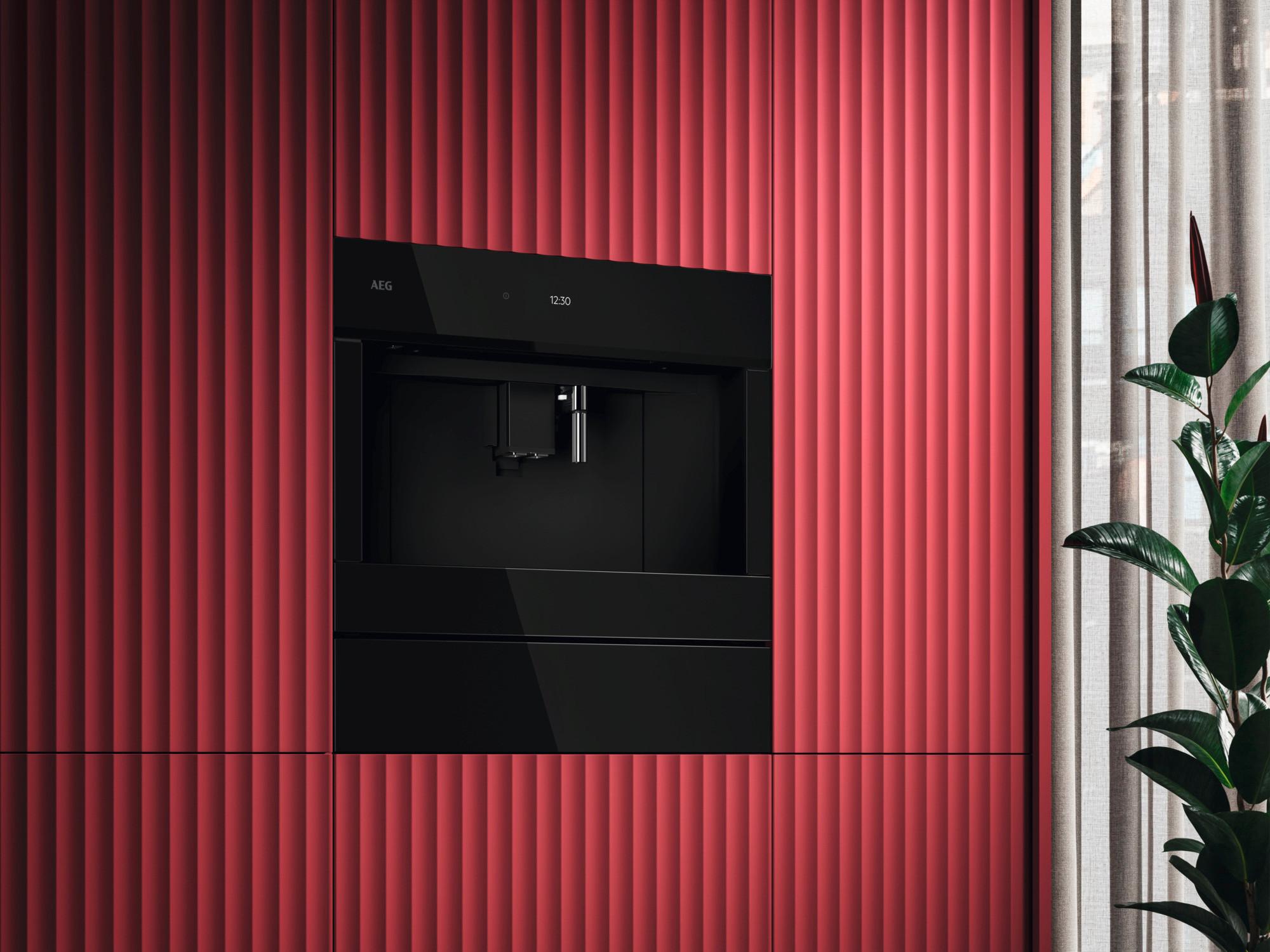 Wärmeschublade OD8K11B Schwarz - Schwarz, Glas/Metall (59,6/13,9/53cm) - AEG