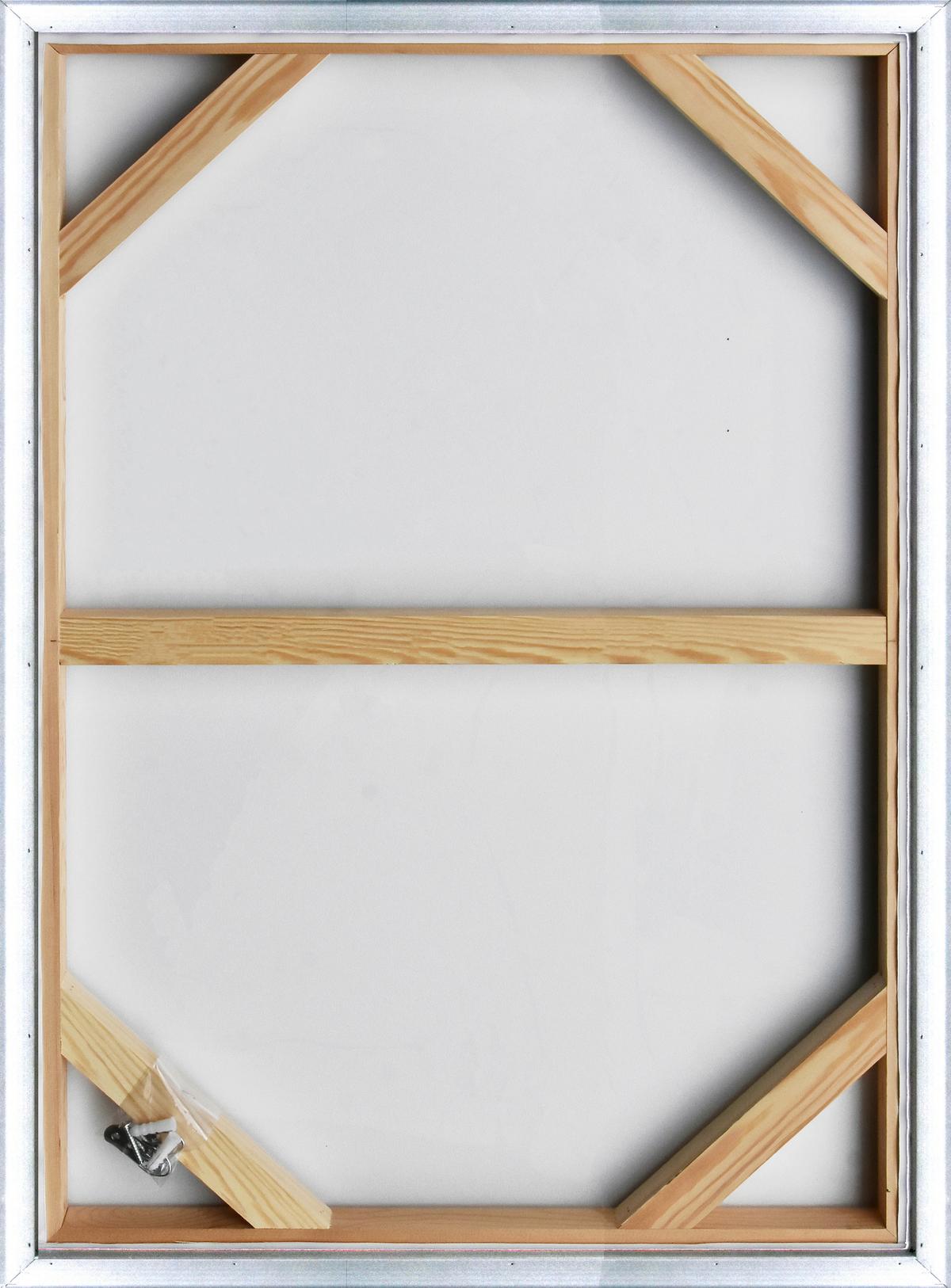 Keilrahmenbild Denise Small Beige ca. 60x90cm - Beige/Naturfarben, Holz/Kunststoff (60/90cm) - Premium Living