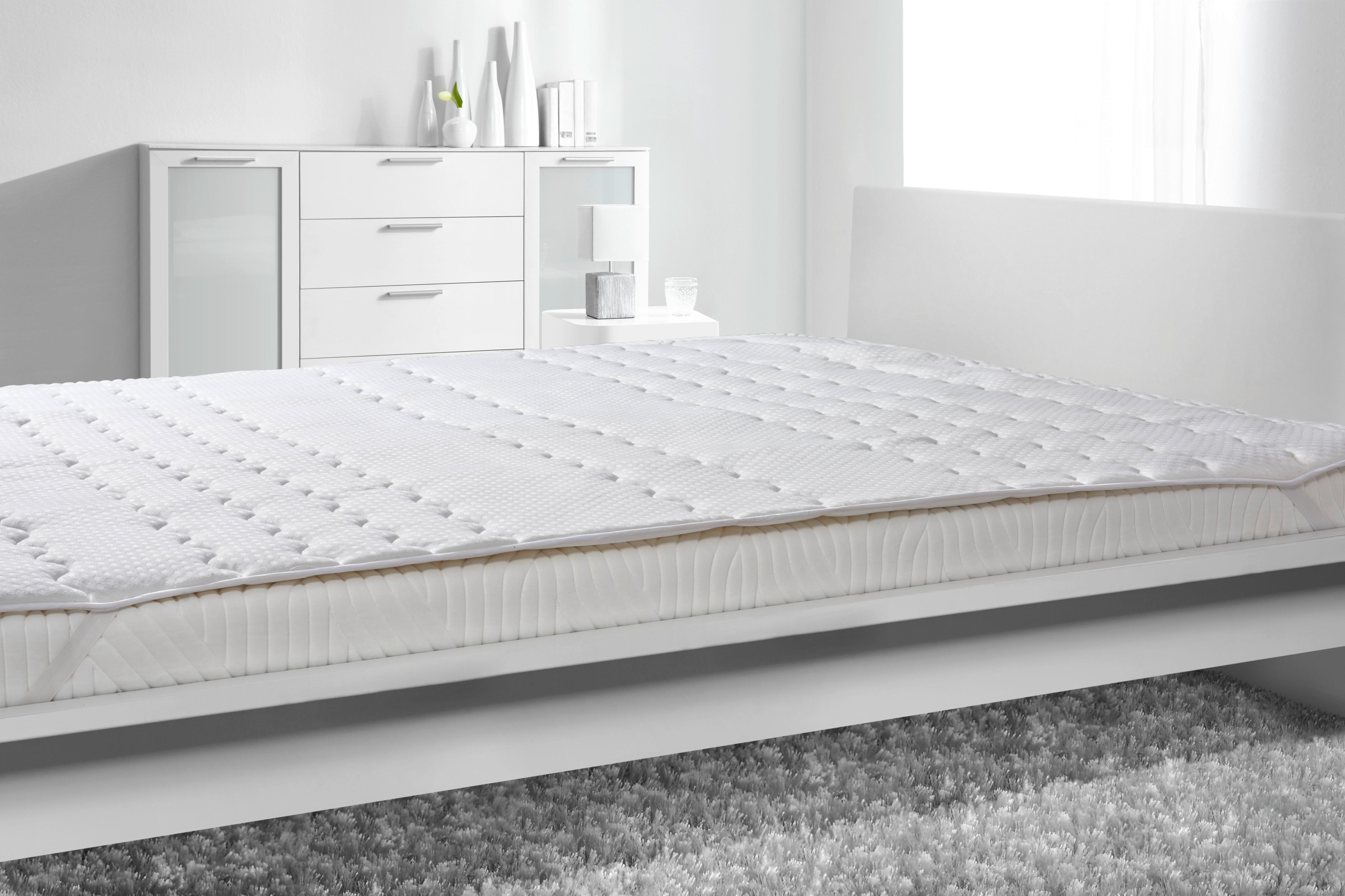 Unterbett Visco in Weiss ca. 90x200cm - (90/200cm) - Nadana