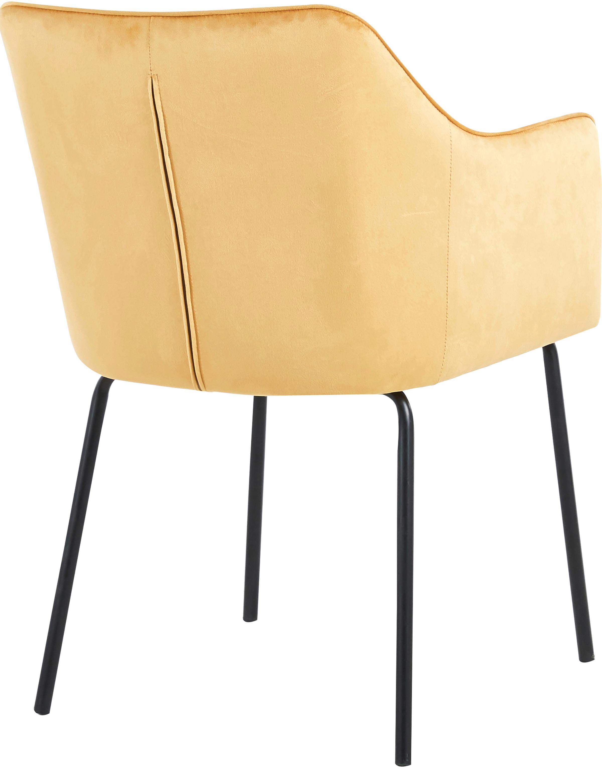 ARMLEHNSTUHL-SET VALIA - Schwarz/Braun, Design, Holzwerkstoff/Kunststoff (48,5/84/48cm) - MID.YOU