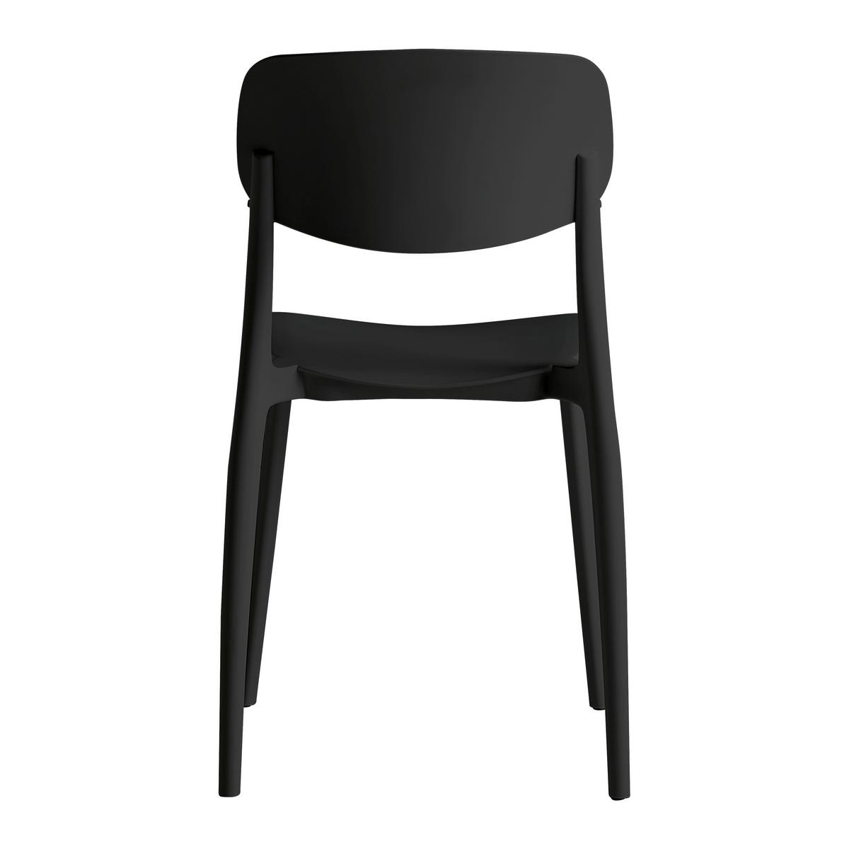 Stuhl Jiri Schwarz - Schwarz, MODERN, Kunststoff (44/78/49cm) - Based