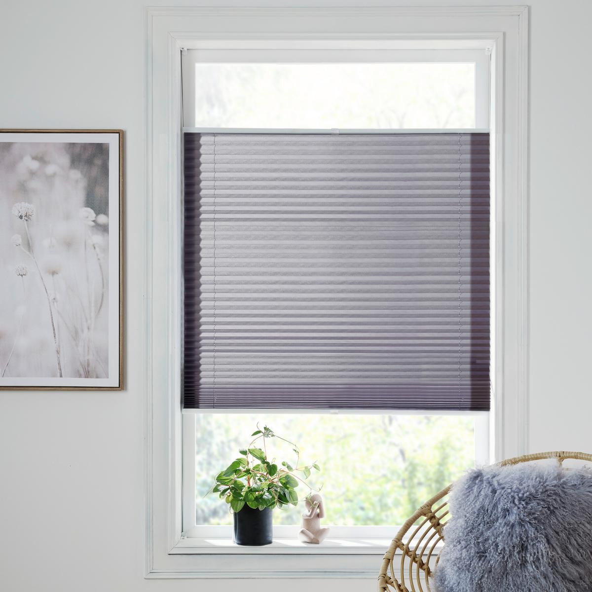Plise Light - siva, tekstil (80/130cm) - Premium Living