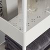 BADRUMSHYLLA SANDRO - vit, Modern, metall/plast (40/116/22cm) - Bessagi Home