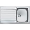 Spüle Franke Argos Agx211-g - Edelstahlfarben, MODERN, Metall (86/51cm) - Franke Spüle Franke Argos Agx211-g - Edelstahlfarben, MODERN, Metall (86/51cm) - Franke