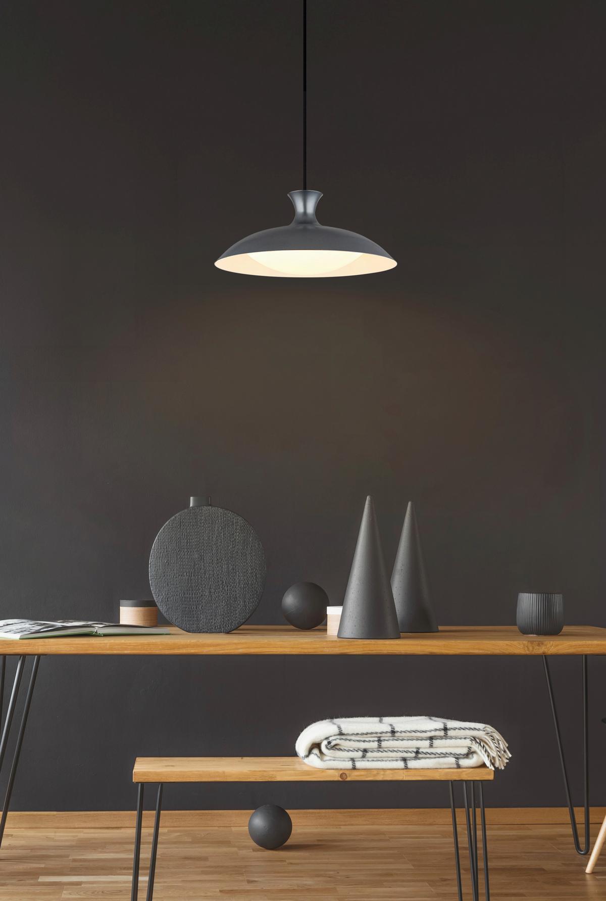 LED-HÄNGELEUCHTE 15781G  ROCHA - Weiss/Opal, Konventionell, Kunststoff/Metall (40/150cm) - Globo