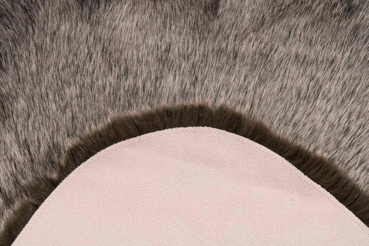 Fellteppich Tender - Braun/Olivgrün, Design, Textil (60/180cm) - Kayoom