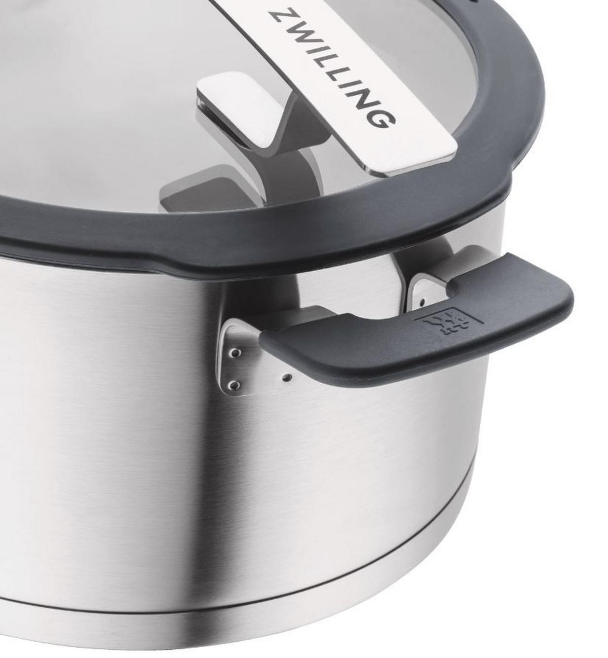 ZESTAW GARNKÓW 1009150 ZWILLING - kolor stalowy, metal/szkło - Zwilling