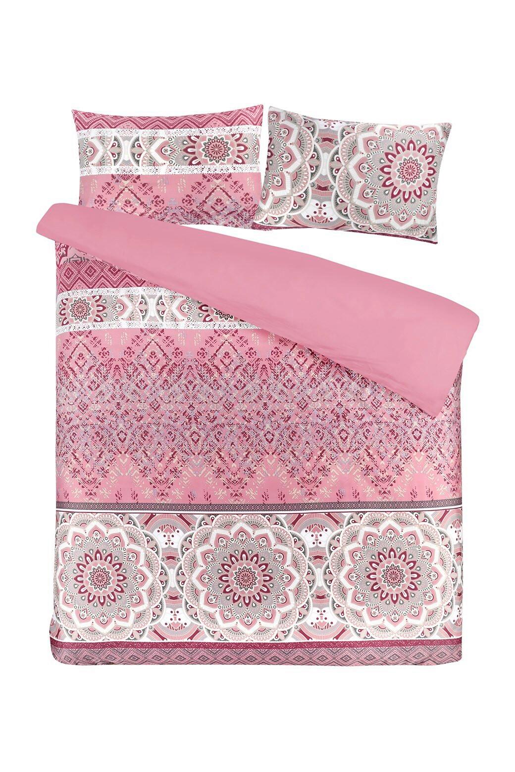 Bettwäscheset Alegra 125-Nlmulti/rosa200x240 - Multicolor, Basics, Textil (200/240cm) - Kayoom