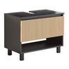 TVÄTTSTÄLLSUNDERSKÅP VENEZIA -EXKLUSIV- - svart/ekfärgad, Lifestyle, trämaterial (70/60/45cm) - Mömax