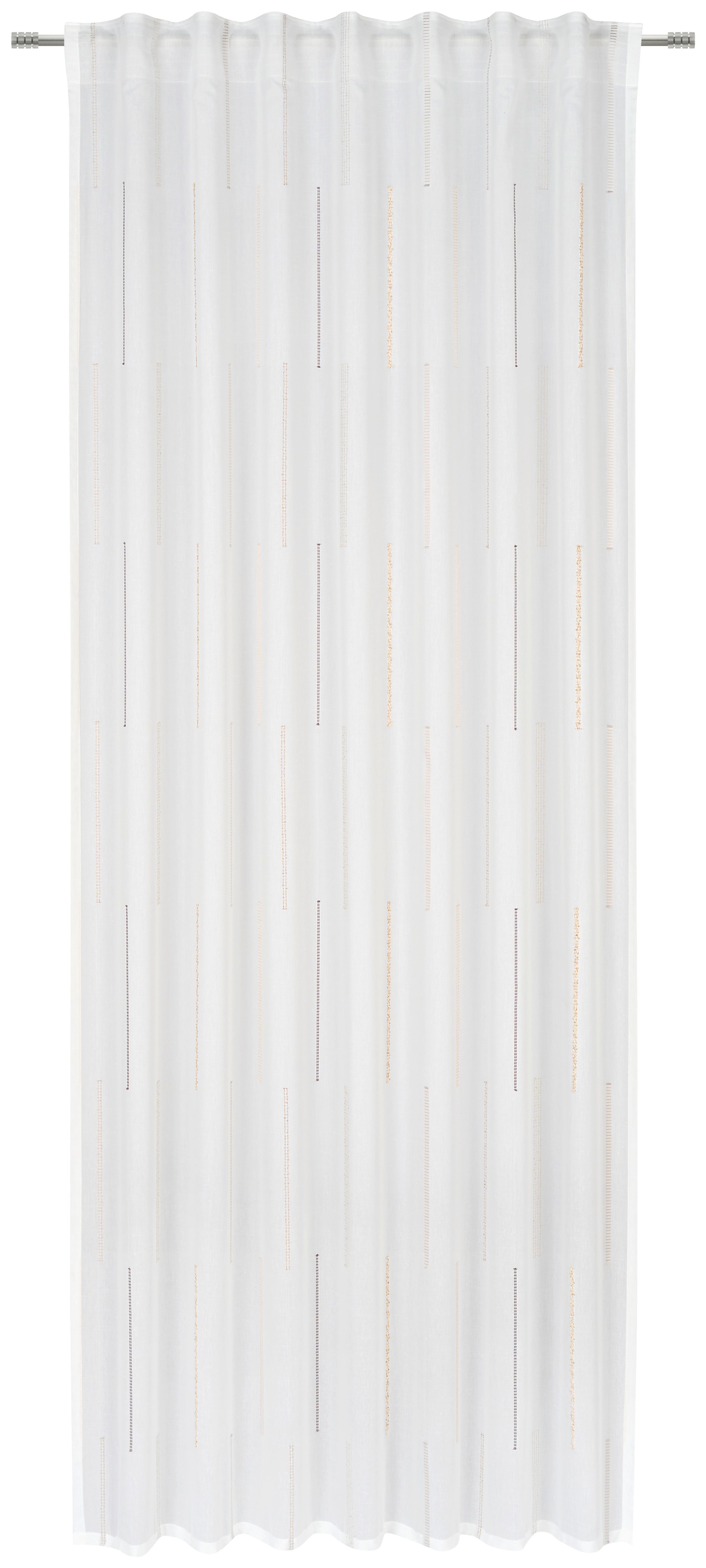 ZASŁONA GOTOWA ALFIE - beżowy/kremowy, Konventionell, tkanina (140/245cm) - Esposa