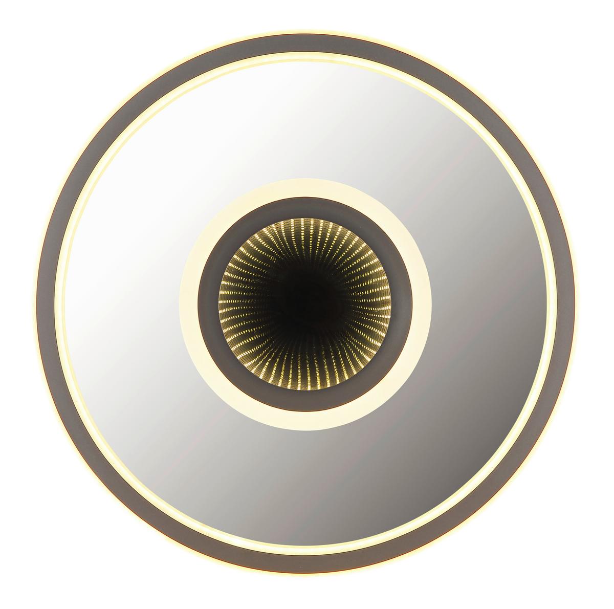 Led Mennyezeti Lámpa 48556-40 - fehér/szürke, Konventionell, műanyag/fém (43,2/5cm) - Globo