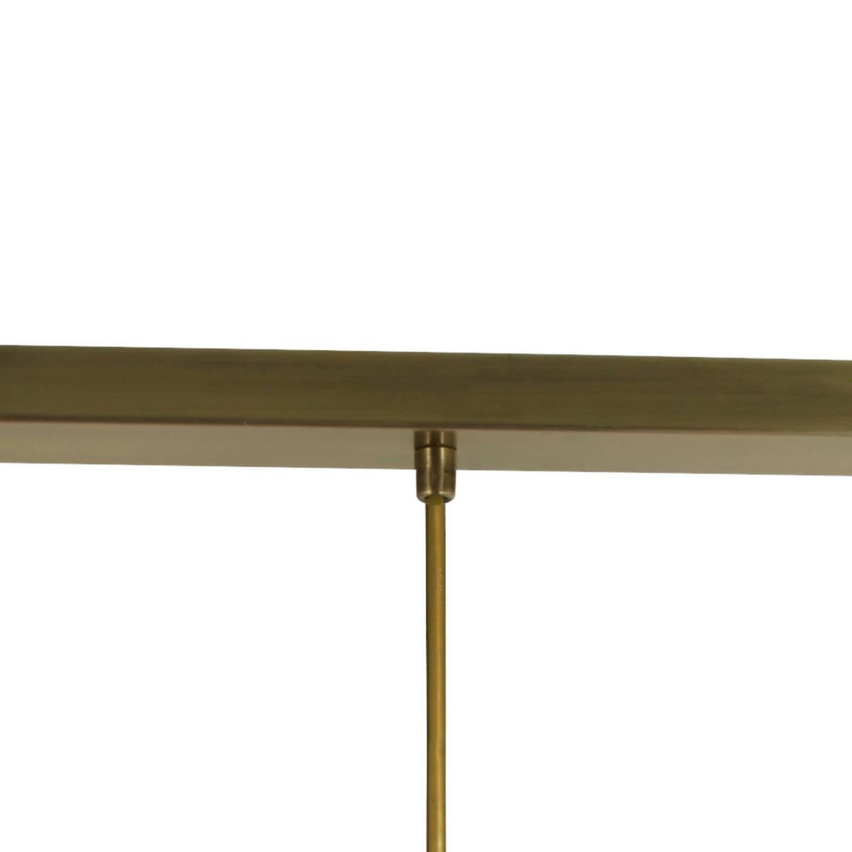 Függőlámpa Balls 1623-3am - sárgarézszínű/borostyánszínű, Konventionell, üveg/fém (86/20/150cm)