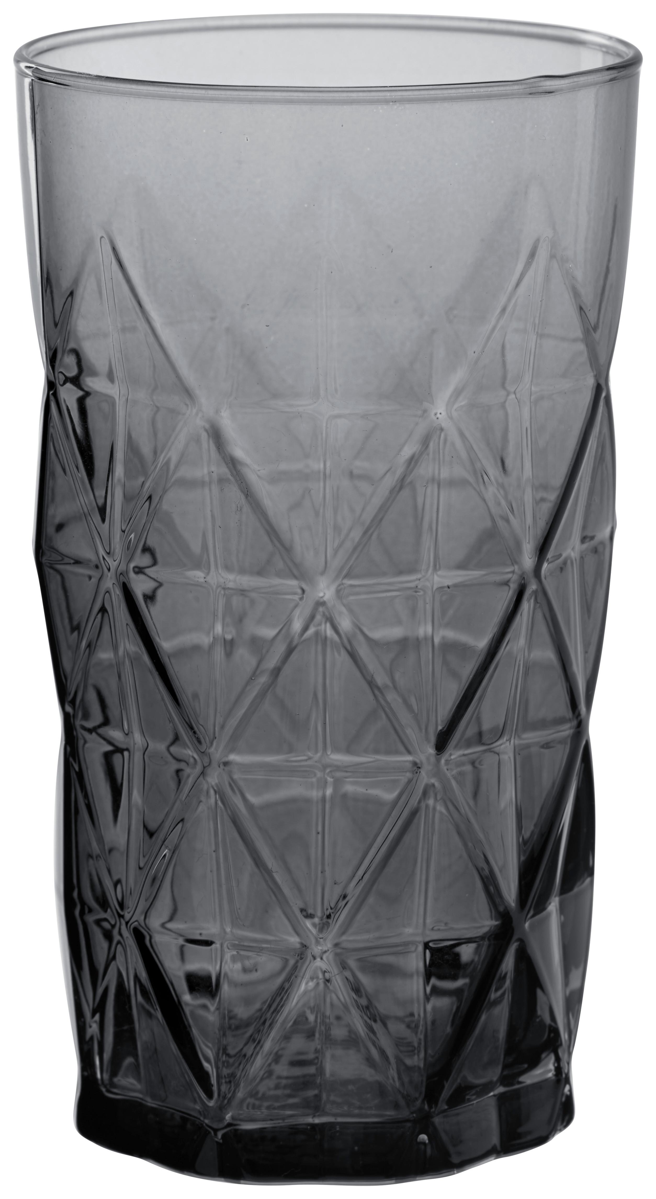 Longdrinkpohár Black Skye - sötétszürke, Modern, Üveg (8,1/13,5cm) - Premium Living