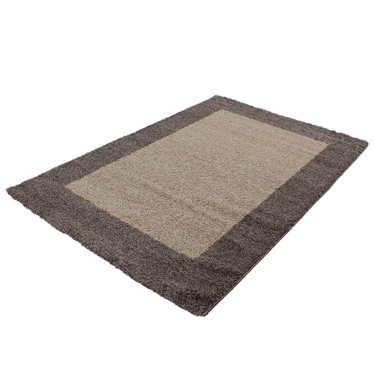 Hochflorteppich Life Taupe ca. 120x170cm - Taupe, KONVENTIONELL, Textil (120/170cm) - Novel
