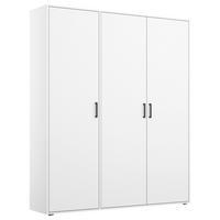 Ormar S Klasičnim Vratima Voyager - bijela, Moderno, drvni materijal/plastika (140/194/53cm) - Modern Living