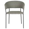 STOL MED ARMSTÖD ALICE -TOP- - grön/svart, Modern, metall/trä (53/80/59cm) - Mömax