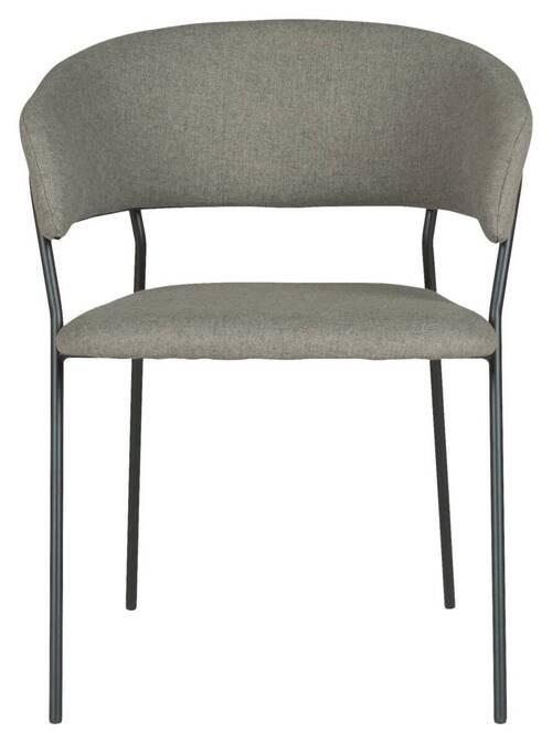 Armlehnstuhl Alice Grün - Schwarz/Grün, MODERN, Holz/Textil (53/80/59cm) - Mömax