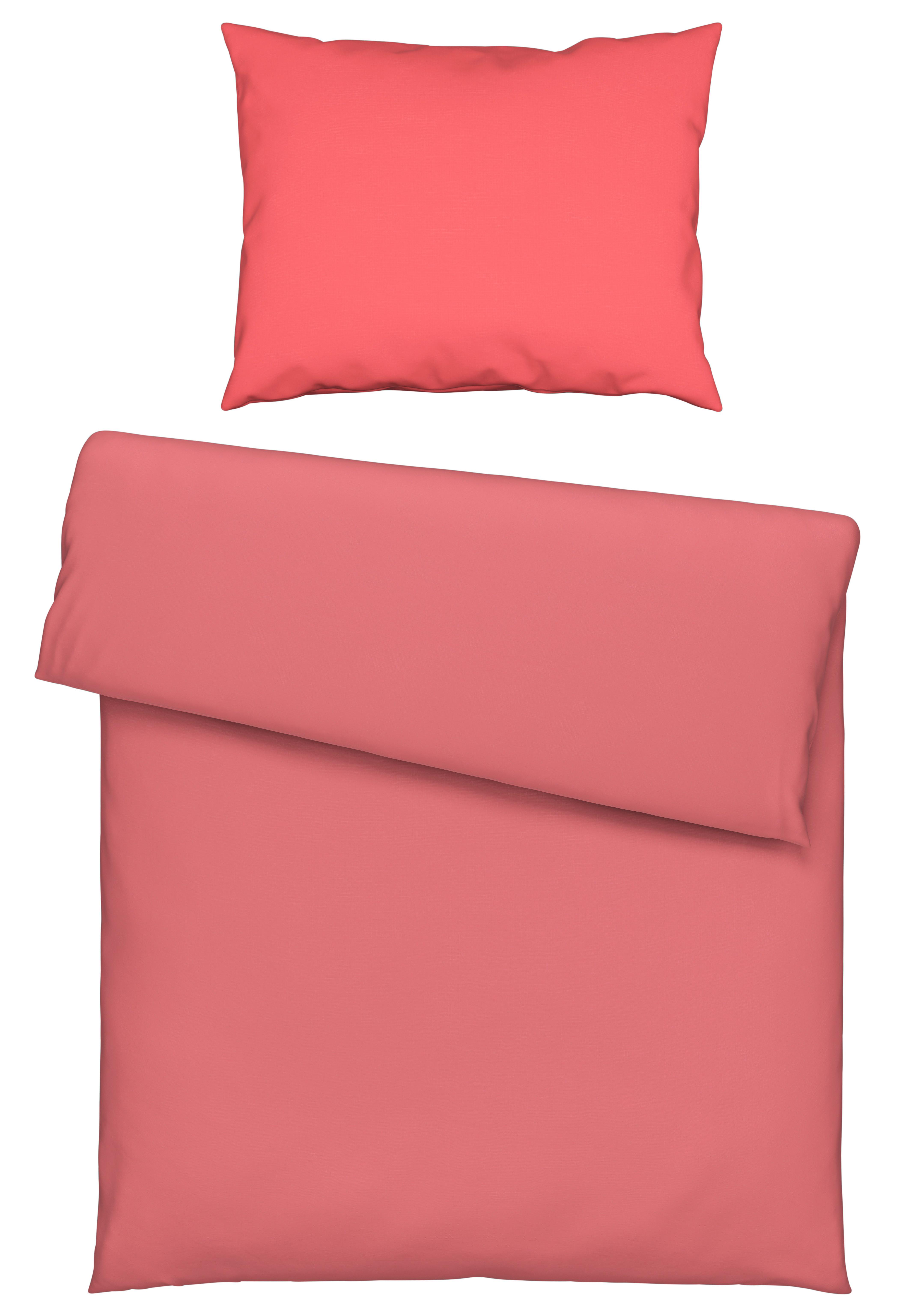 Bettwäsche Magda in Orange ca. 160x200cm - Orange, Konventionell, Textil (160/210cm) - Zandiara