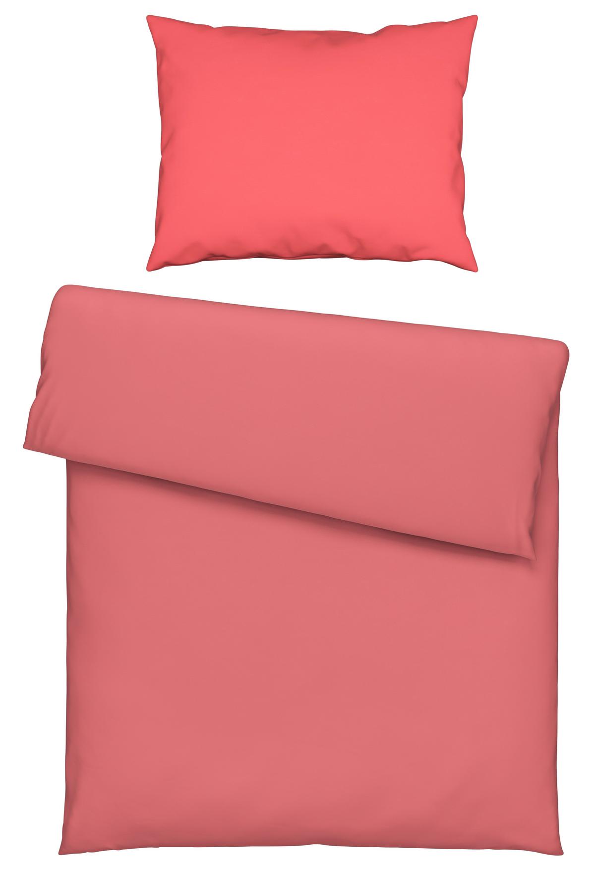 Bettwäsche Magda in Orange ca. 160x200cm - Orange, Konventionell, Textil (160/210cm) - Zandiara
