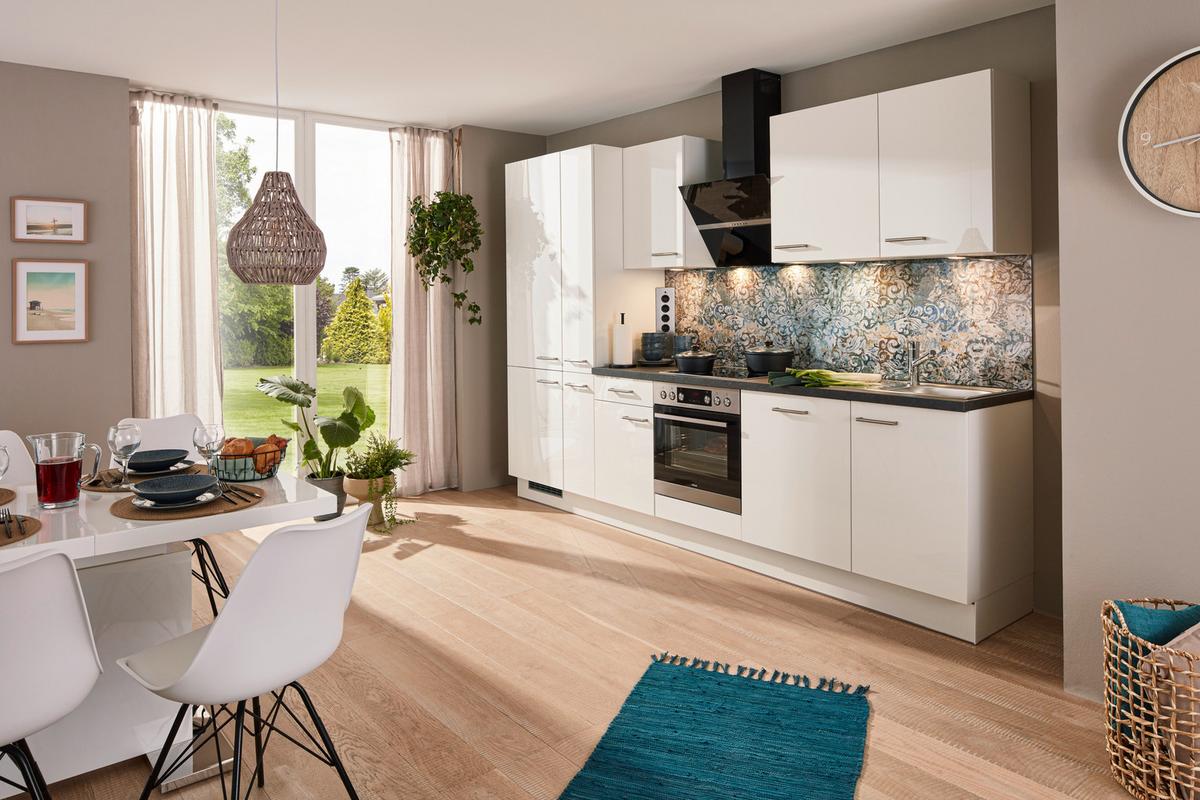 Küchenblock IP4050 in Weiss Hochglanz kaufen mömax online ➤