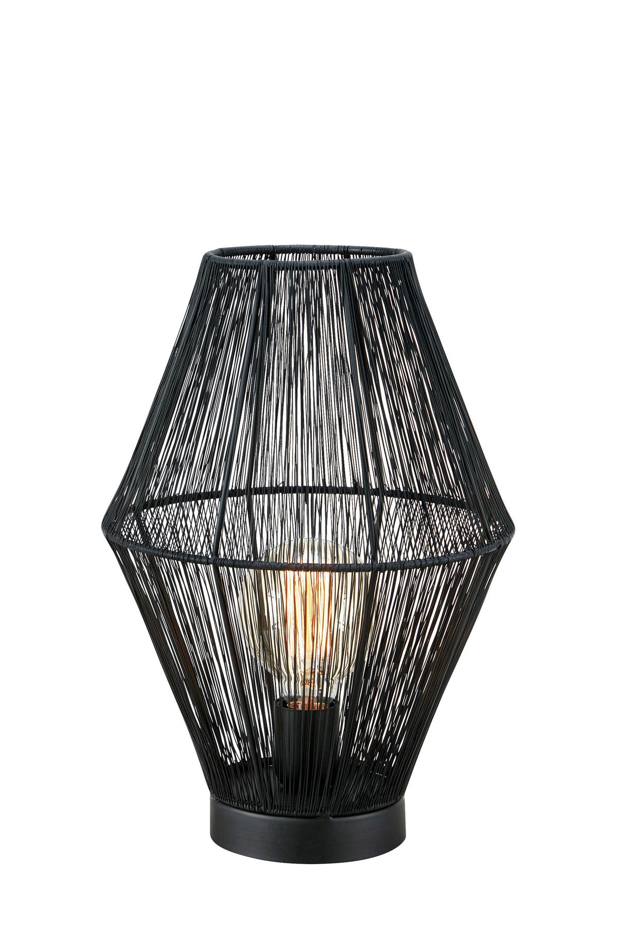 LAMPA STOŁOWA CASA - czarny, Basics, metal (27/38cm) - Markslöjd