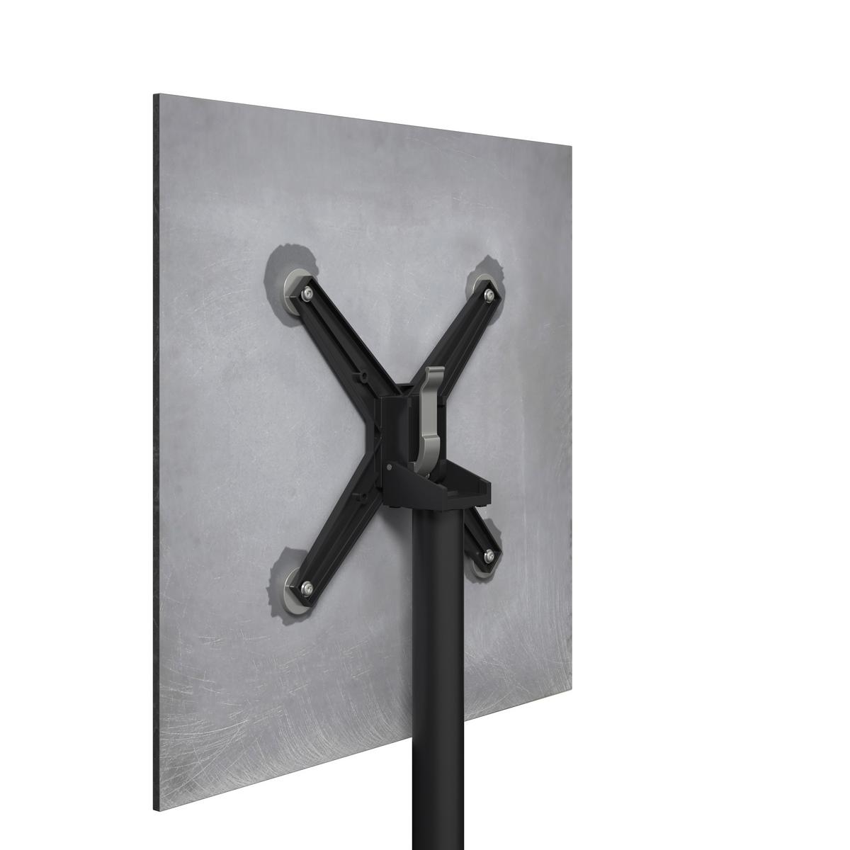 Gartentisch Heino Anthrazit - Anthrazit, Basics, Stein/Metall (70/70/75cm) - Mömax