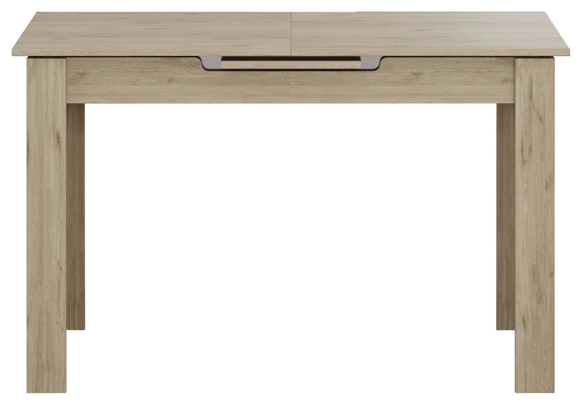 Ausziehtisch Andorra Eiche Artisan - Eiche Artisan, MODERN, Holzwerkstoff (120-150/70/75cm) - Mömax