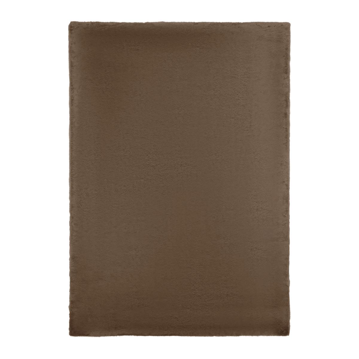 Umetno Krzno Caroline 3 - temno rjava/rjava, Konvencionalno, tekstil (160/220cm) - Mömax