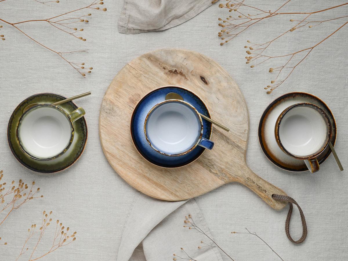 Set Skodelic Cascade Mix, 8-Delni - večbarvno, Basics, keramika - Creatable