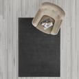 Handwebteppich Carolin 140x200cm - Dunkelgrau, MODERN, Textil (140/200cm) - Mömax modern living