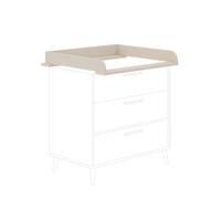 NAKŁADKA DO PRZEWIJANIA EEFJE - beżowy, Basics, materiał drewnopochodny (94,8/12,5/79,9cm) - Paidi
