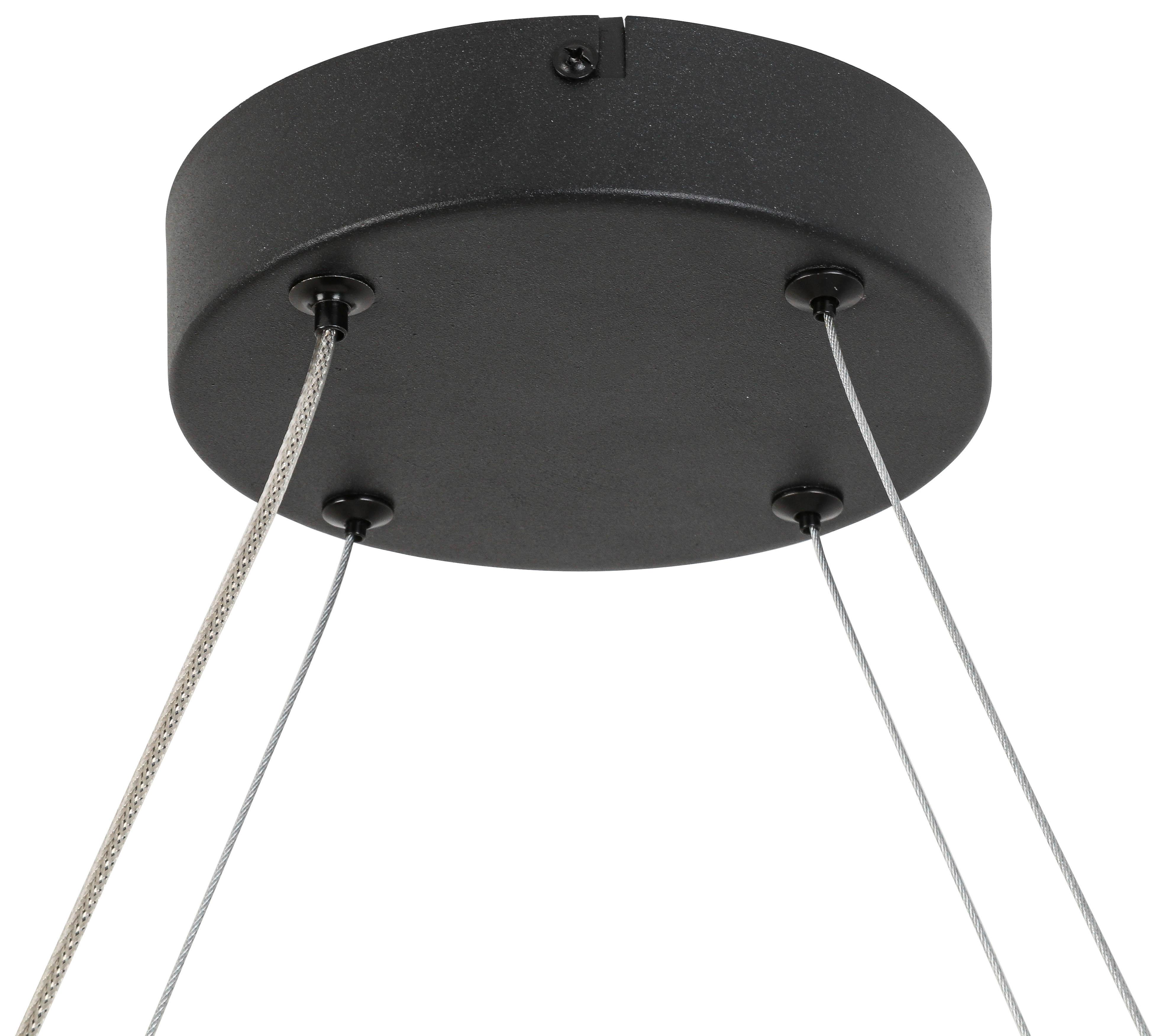 LED-HÄNGLAMPA HIT - svart, Modern, metall/plast (74/22/120cm) - Mömax