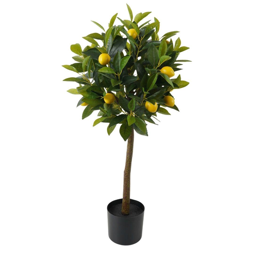 Műnövény Yellow - sárga/fekete, műanyag (38/90cm)