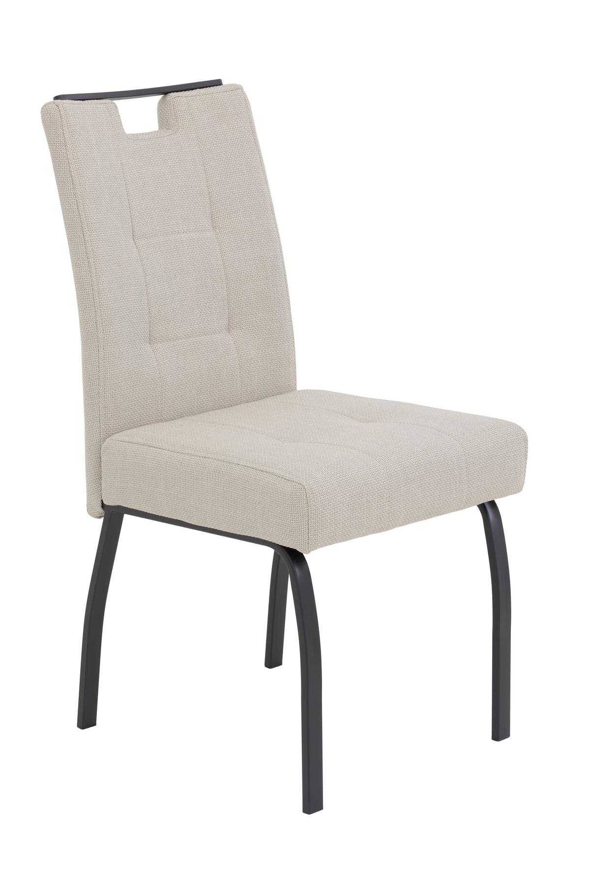 TISCHGRUPPE EBRO G - Eichefarben/Beige, MODERN, Holzwerkstoff/Textil (140 - 180/76/90cm) - MID.YOU