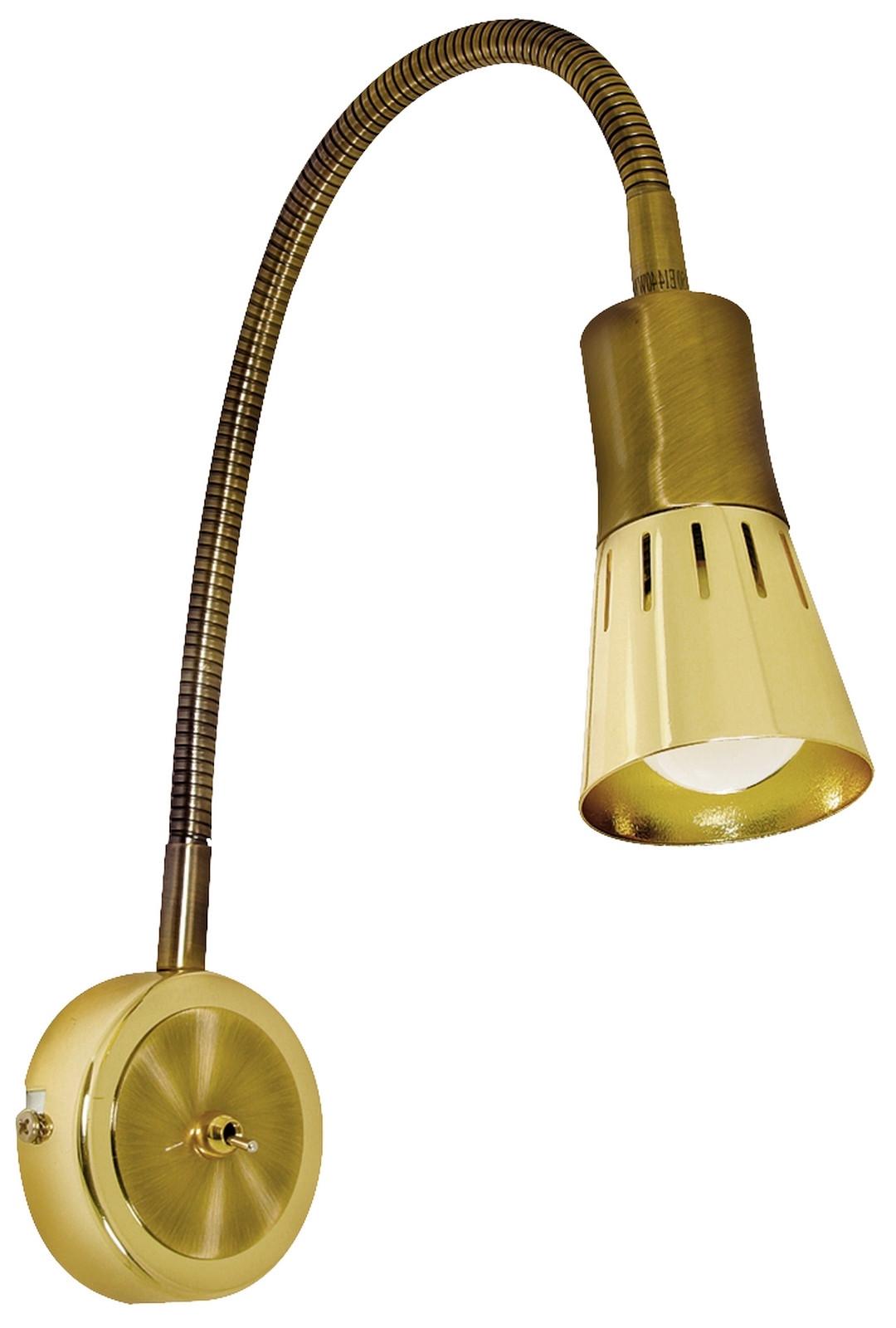 Svjetiljka Zidna 91-84470 - zlatne boje, Basics, metal (31/24/8cm)